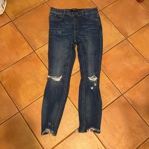 Express high rise jeans